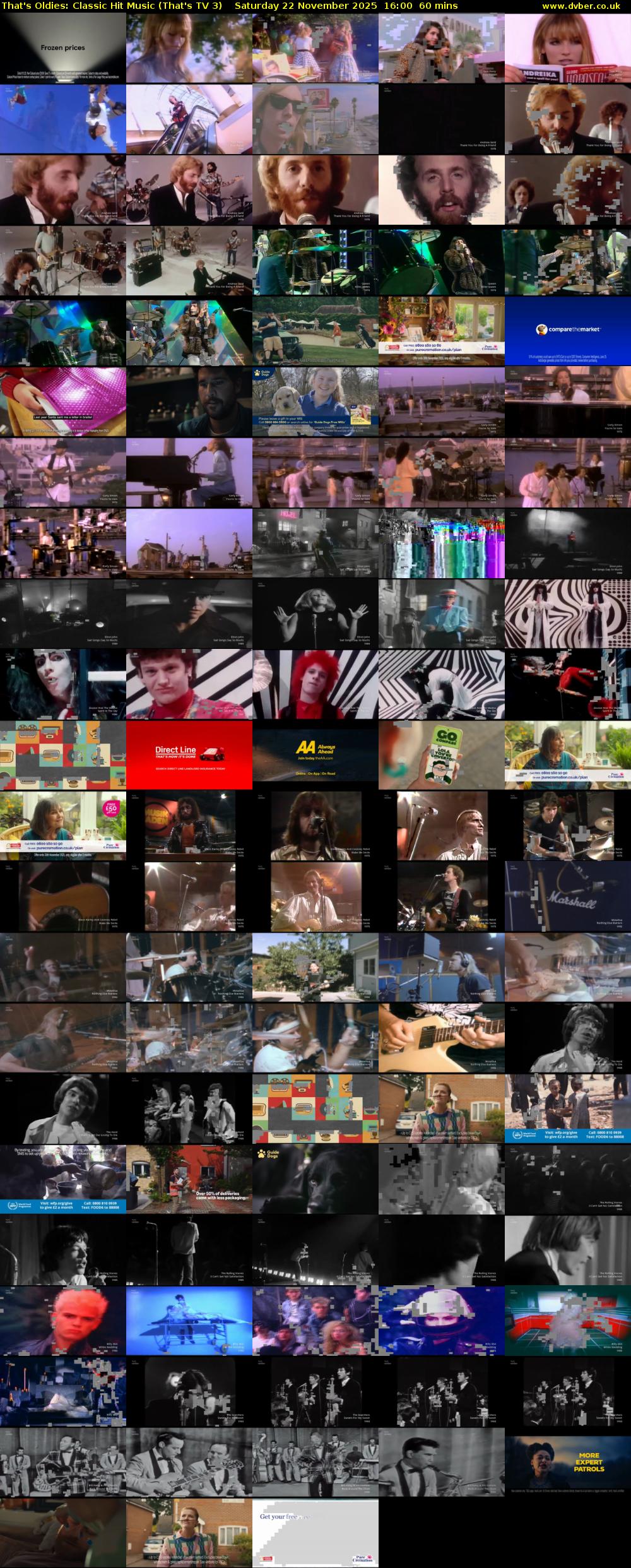 That's Oldies: Classic Hit Music (That's TV 3) Saturday 22 November 2025 16:00 - 17:00