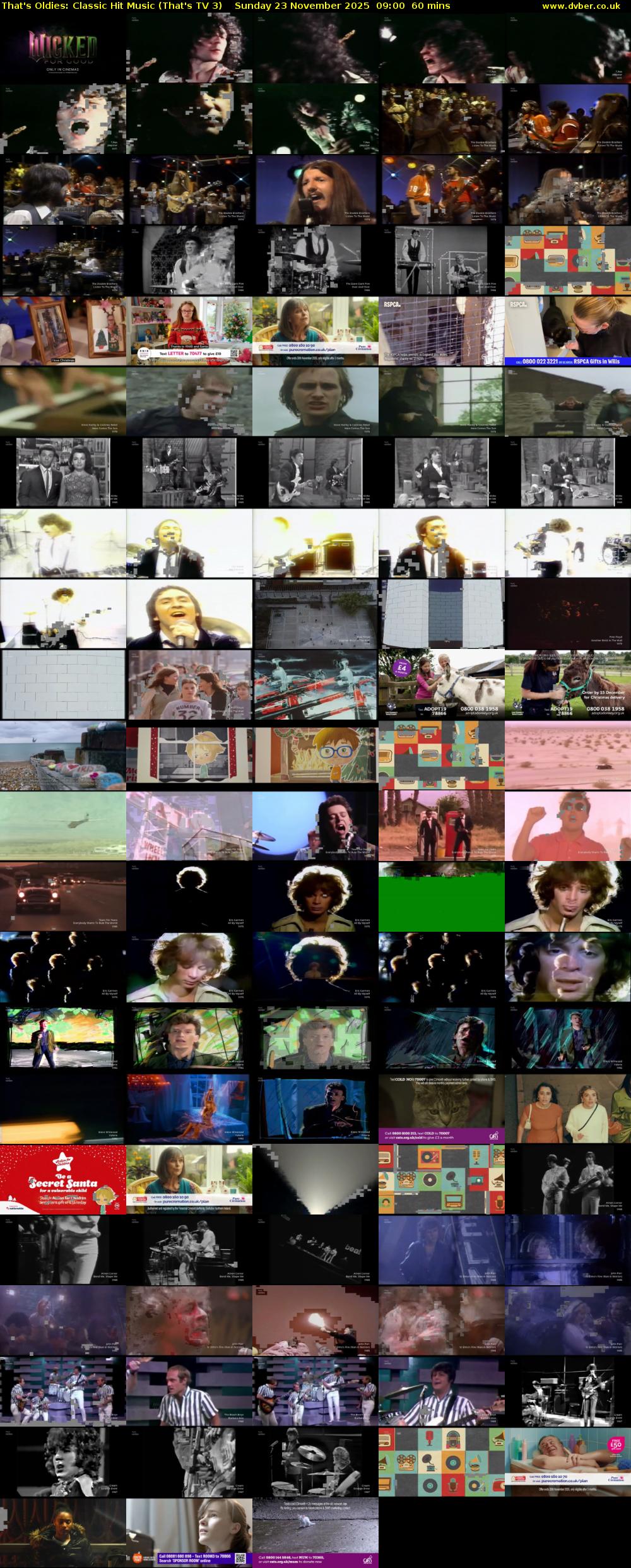 That's Oldies: Classic Hit Music (That's TV 3) Sunday 23 November 2025 09:00 - 10:00