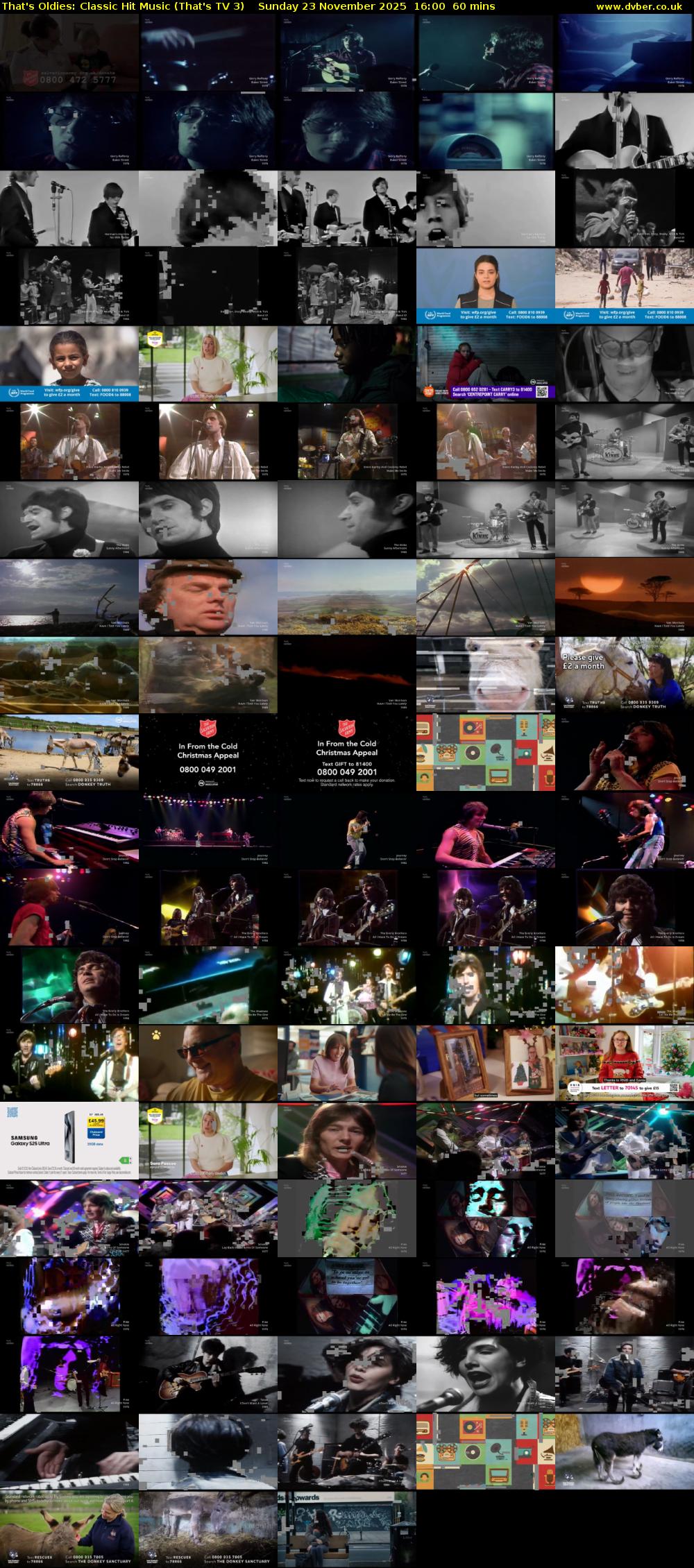 That's Oldies: Classic Hit Music (That's TV 3) Sunday 23 November 2025 16:00 - 17:00