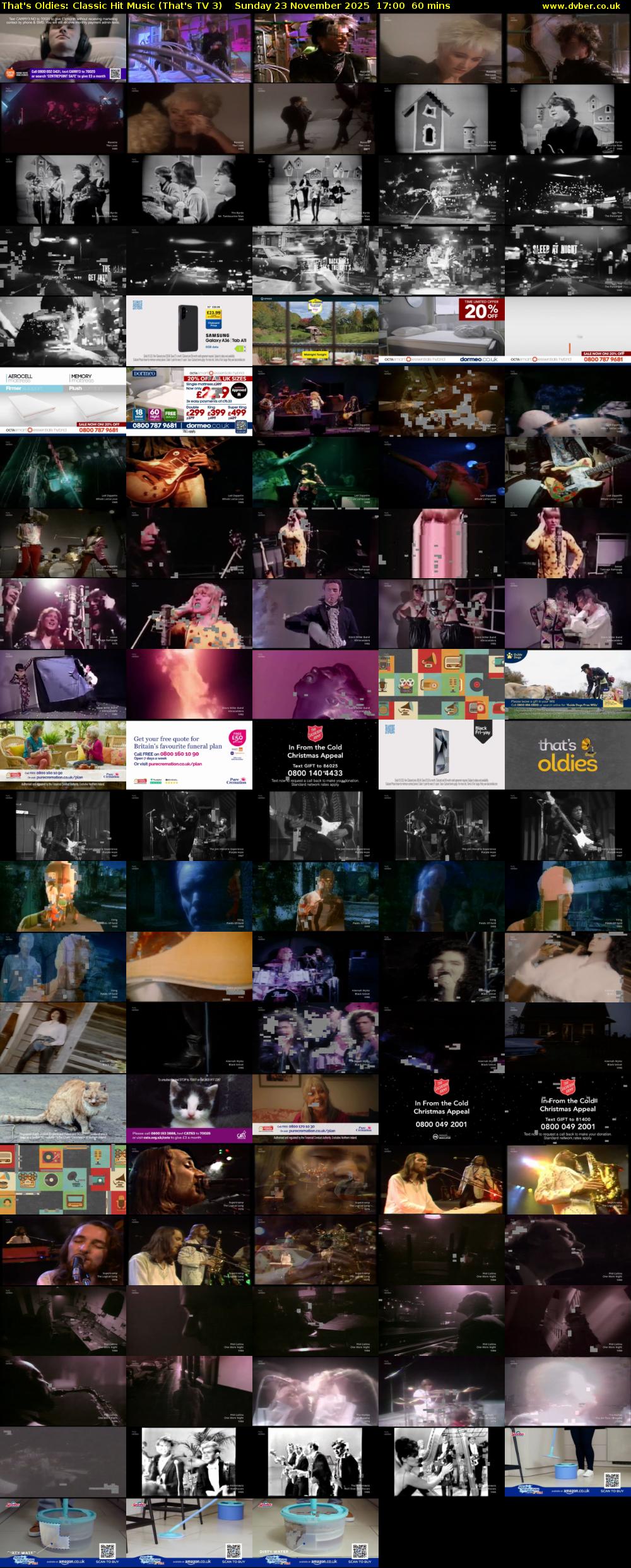 That's Oldies: Classic Hit Music (That's TV 3) Sunday 23 November 2025 17:00 - 18:00