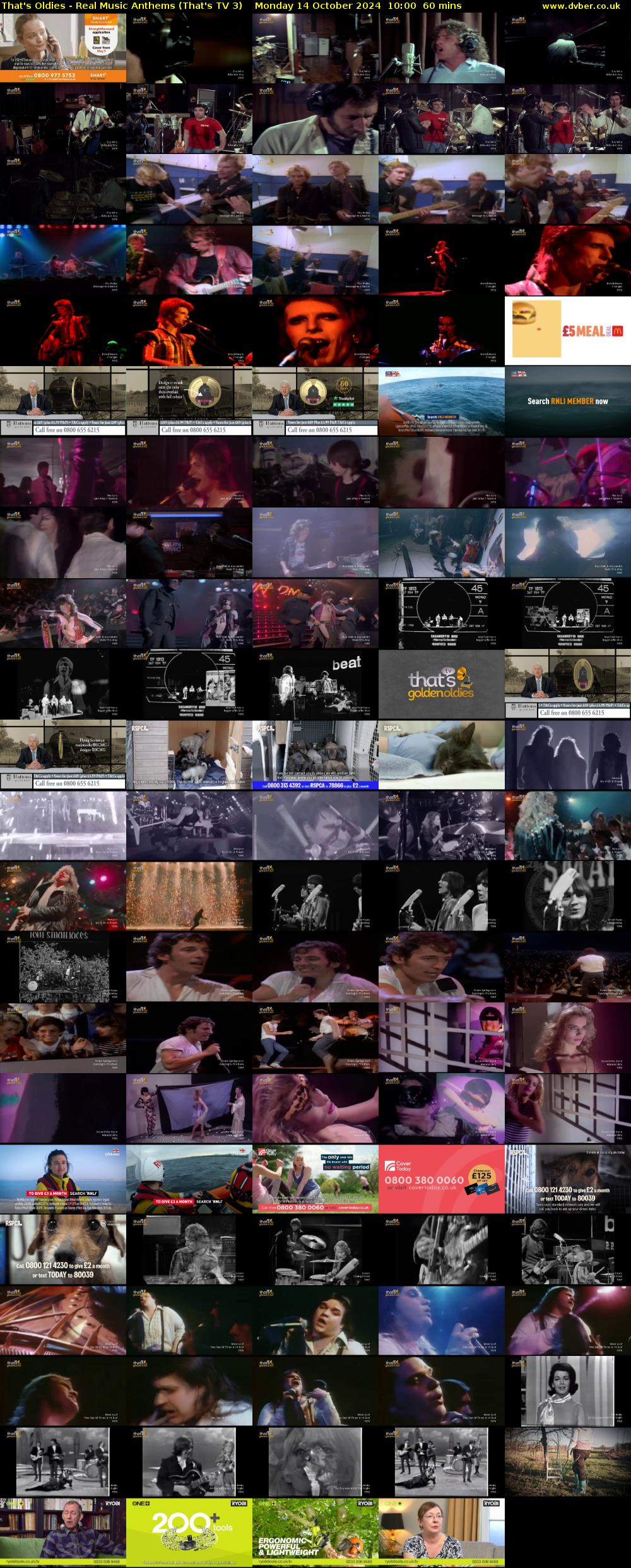 That's Oldies - Real Music Anthems (That's TV 3) Monday 14 October 2024 10:00 - 11:00