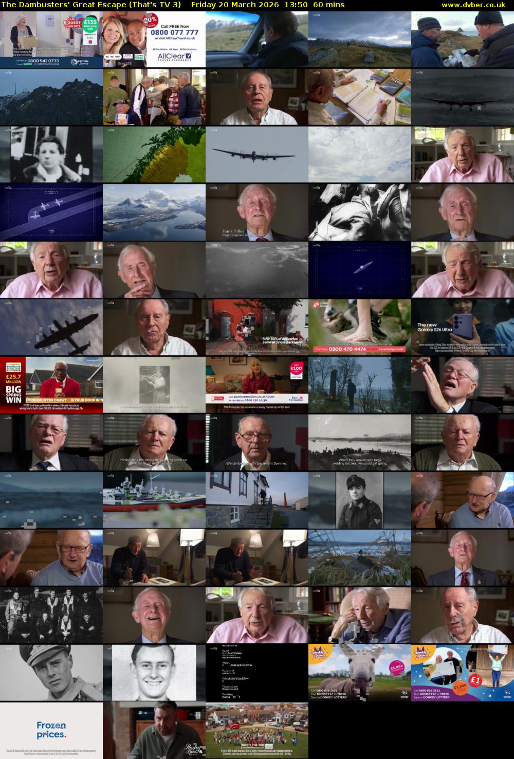The Dambusters' Great Escape (That's TV 3) Friday 20 March 2026 13:50 - 14:50