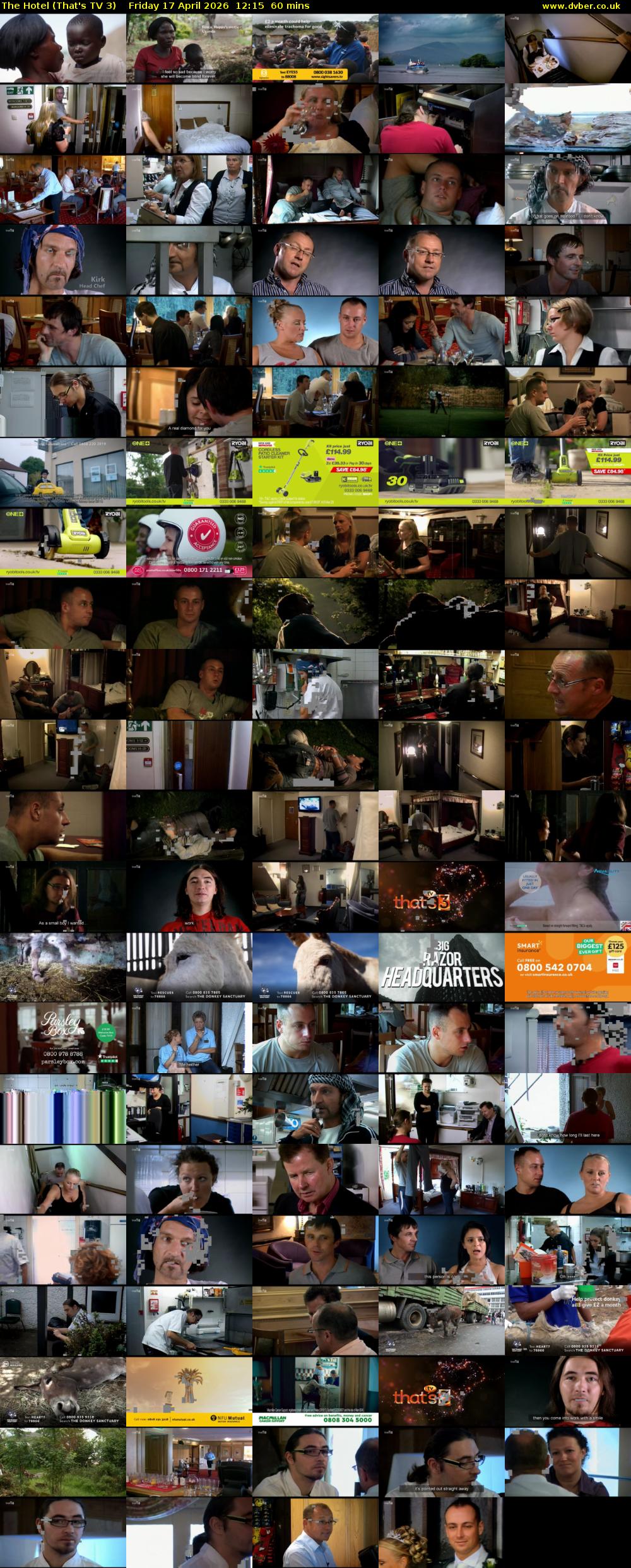 The Hotel (That's TV 3) Friday 17 April 2026 12:15 - 13:15