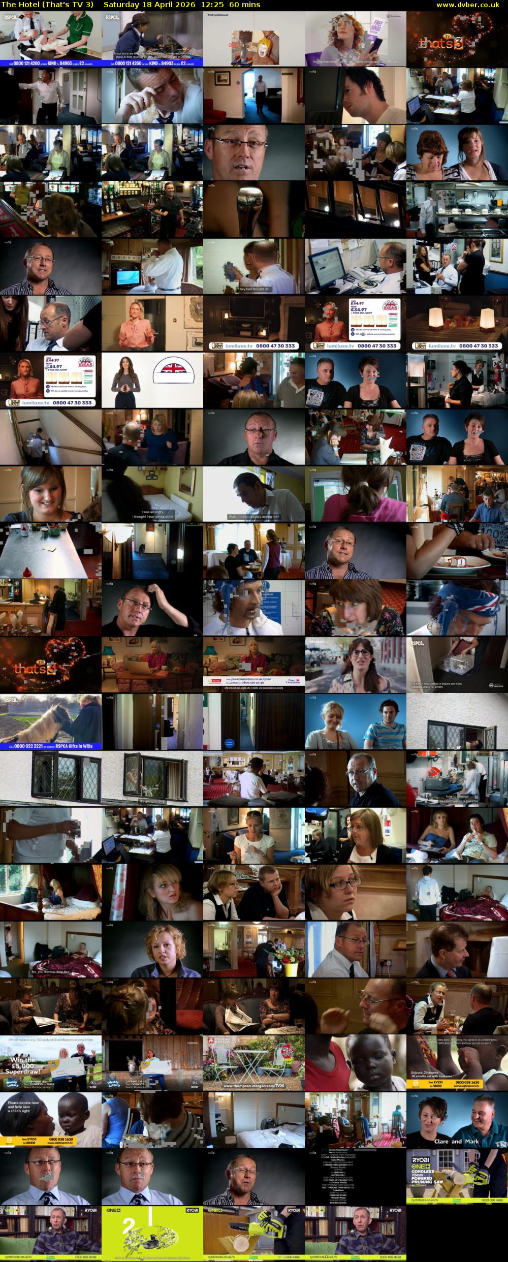The Hotel (That's TV 3) Saturday 18 April 2026 12:25 - 13:25