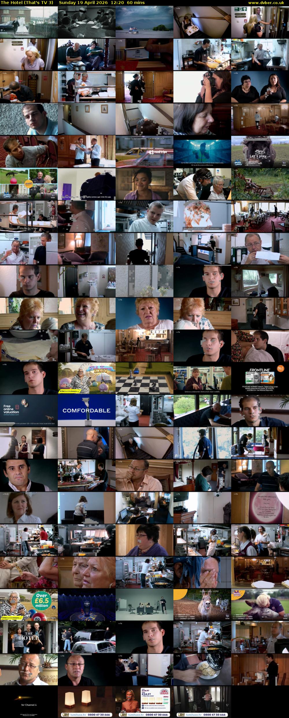 The Hotel (That's TV 3) Sunday 19 April 2026 12:20 - 13:20