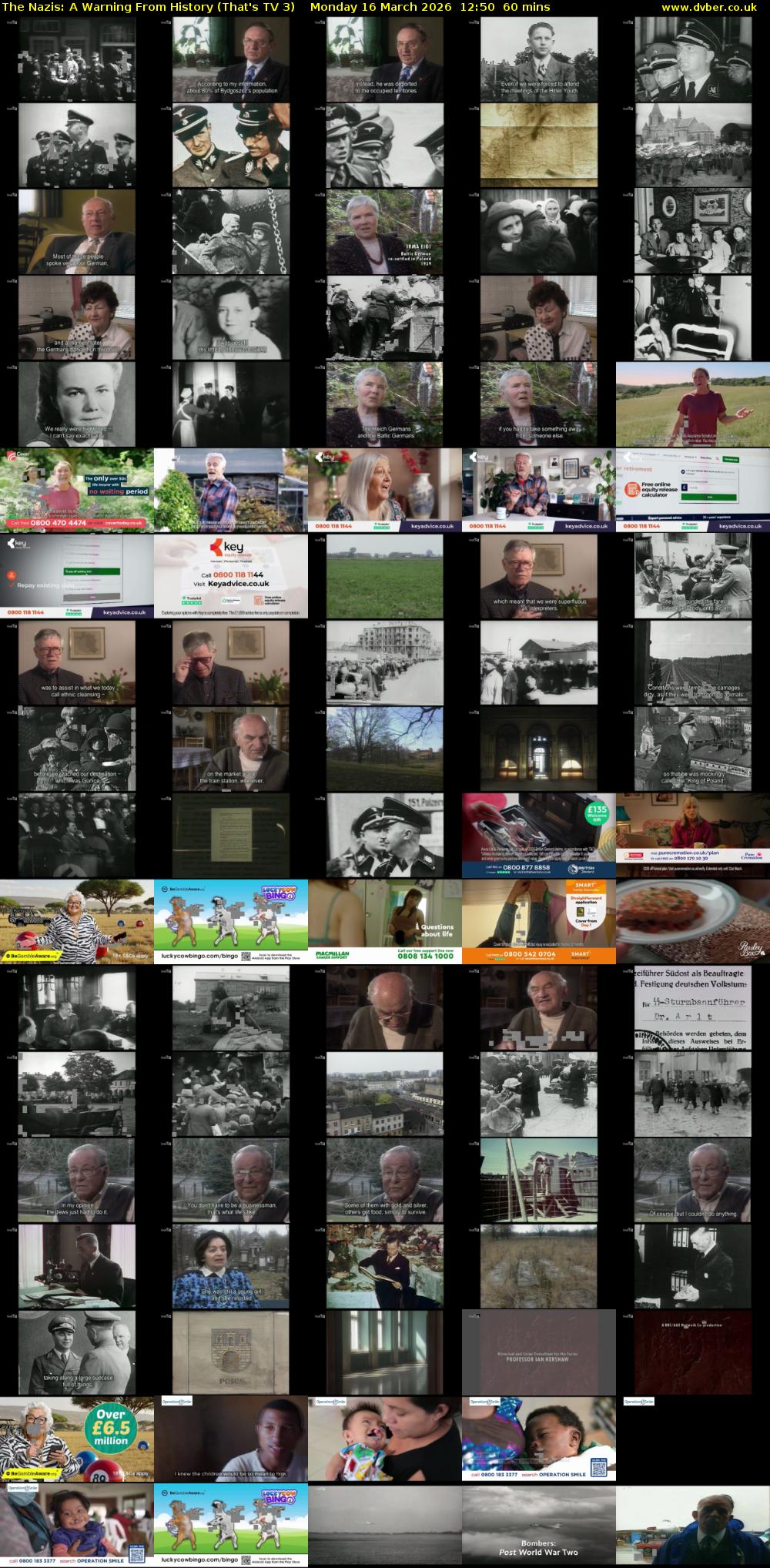 The Nazis: A Warning From History (That's TV 3) Monday 16 March 2026 12:50 - 13:50