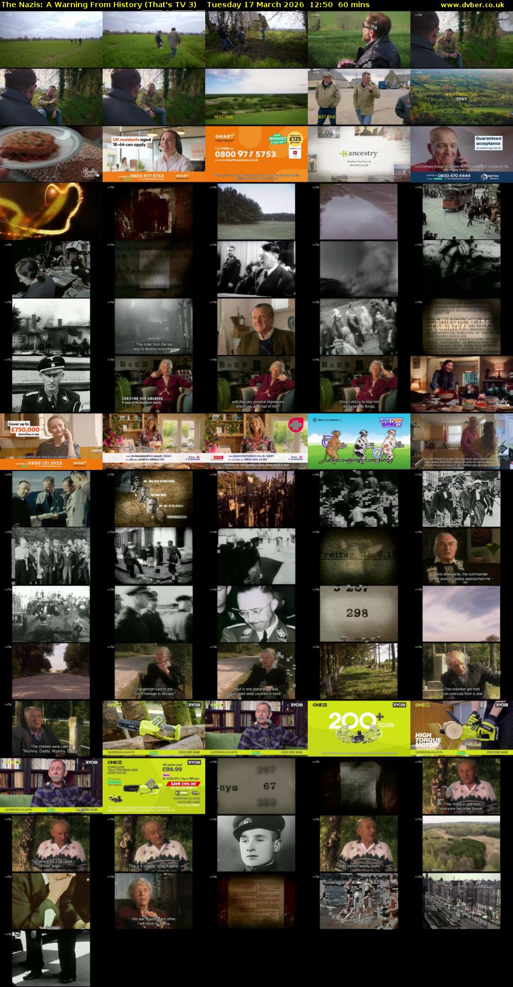 The Nazis: A Warning From History (That's TV 3) Tuesday 17 March 2026 12:50 - 13:50