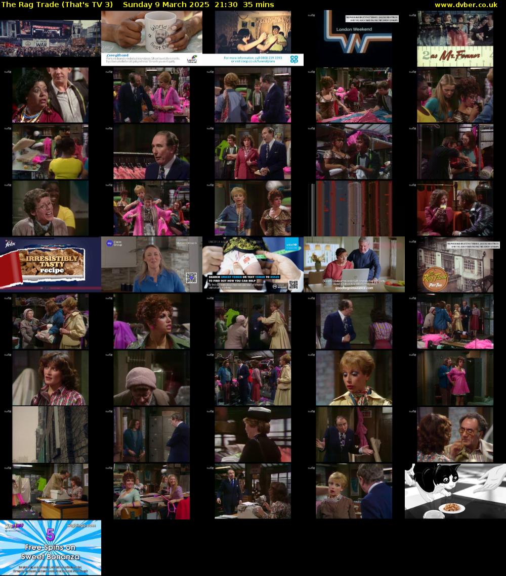 The Rag Trade (That's TV 3) Sunday 9 March 2025 21:30 - 22:05