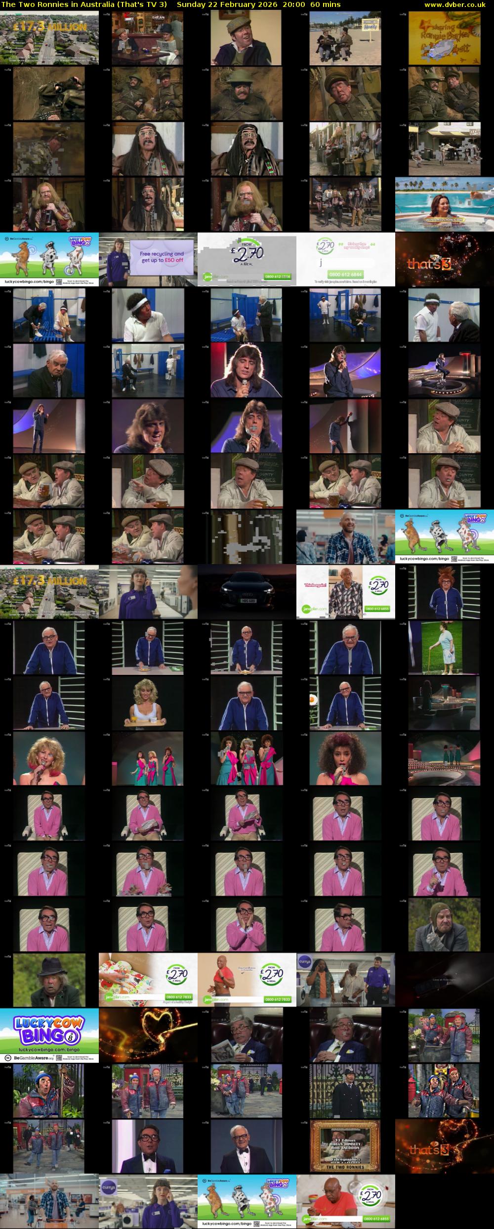 The Two Ronnies in Australia (That's TV 3) Sunday 22 February 2026 20:00 - 21:00