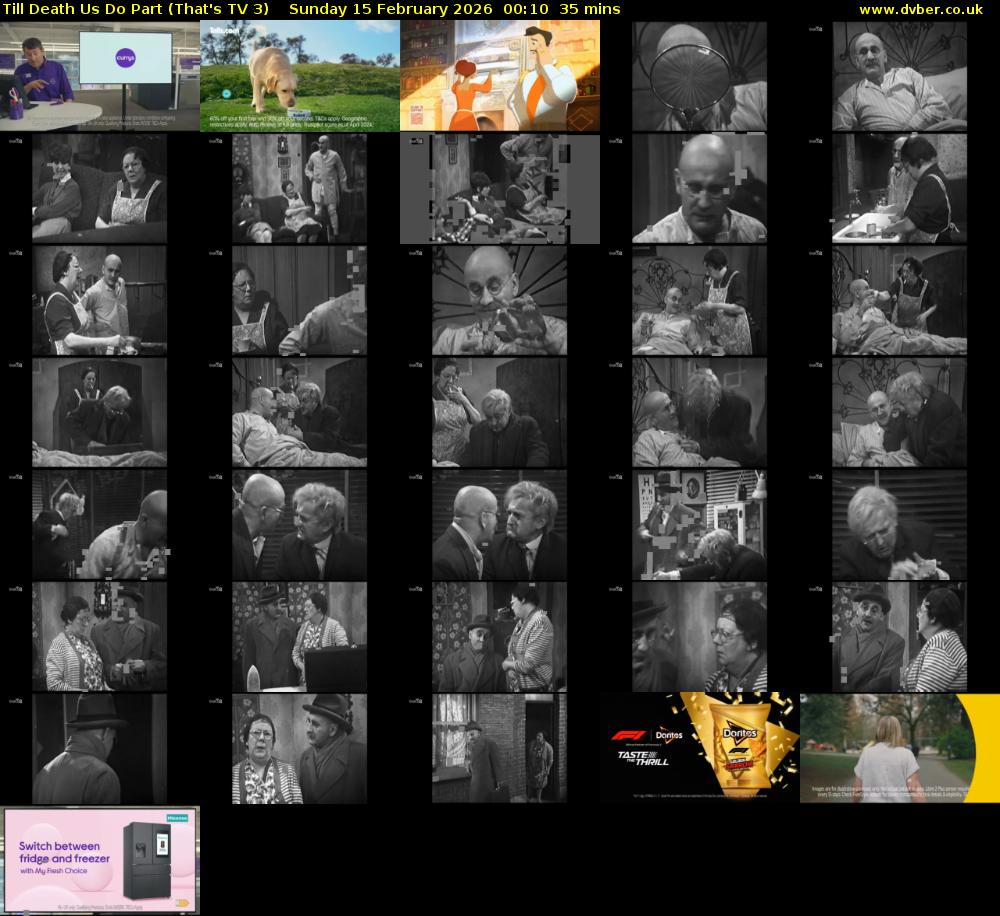 Till Death Us Do Part (That's TV 3) Sunday 15 February 2026 00:10 - 00:45