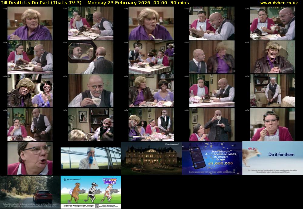 Till Death Us Do Part (That's TV 3) Monday 23 February 2026 00:00 - 00:30