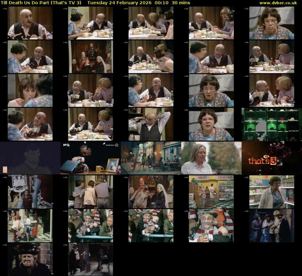 Till Death Us Do Part (That's TV 3) Tuesday 24 February 2026 00:10 - 00:40