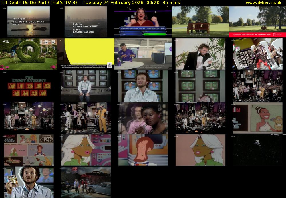 Till Death Us Do Part (That's TV 3) Tuesday 24 February 2026 00:20 - 00:55