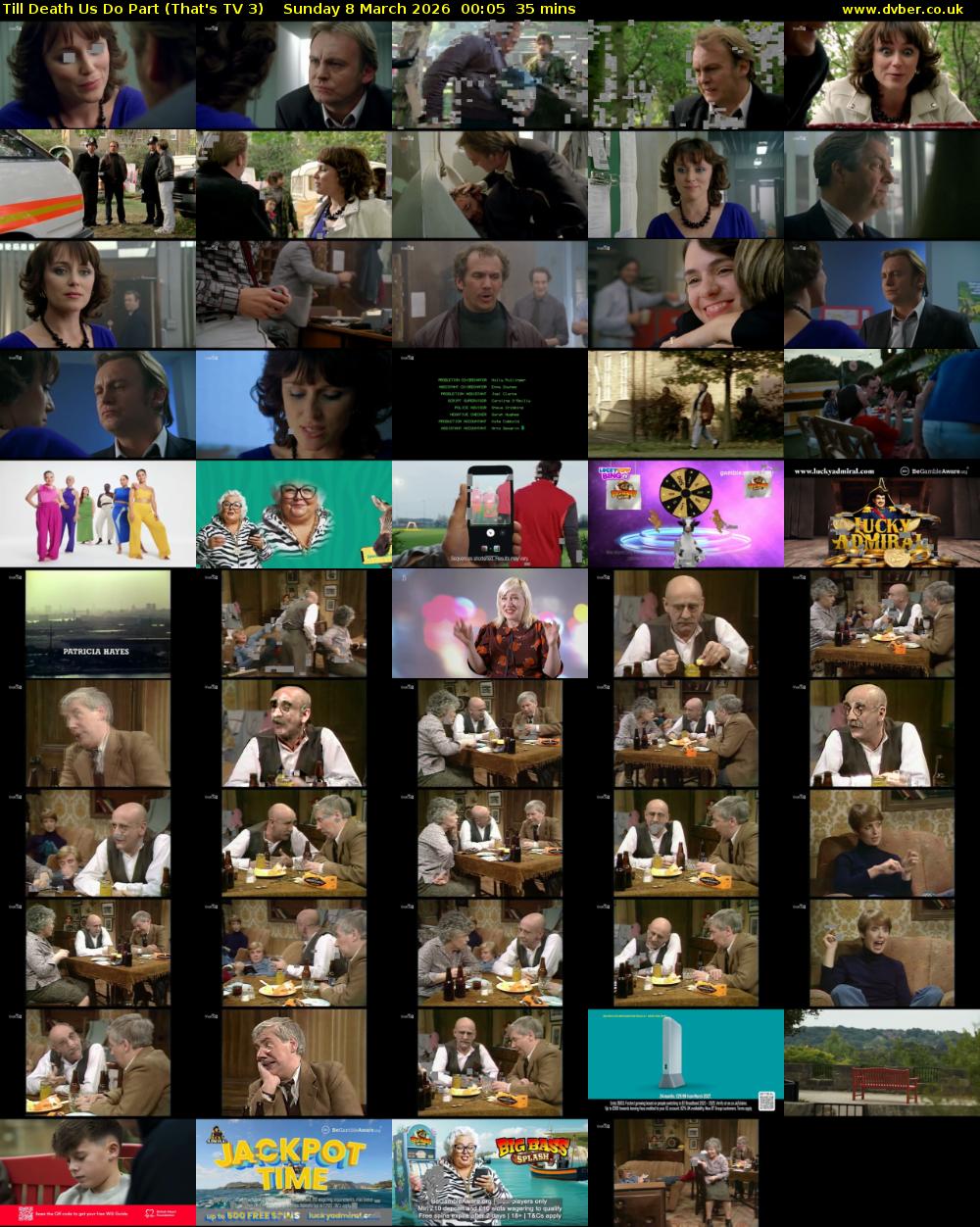 Till Death Us Do Part (That's TV 3) Sunday 8 March 2026 00:05 - 00:40