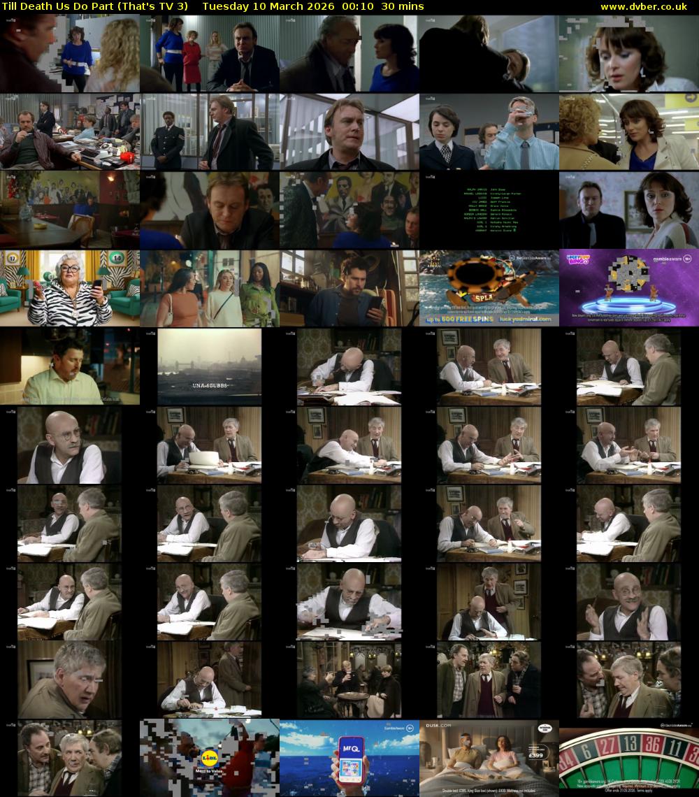 Till Death Us Do Part (That's TV 3) Tuesday 10 March 2026 00:10 - 00:40