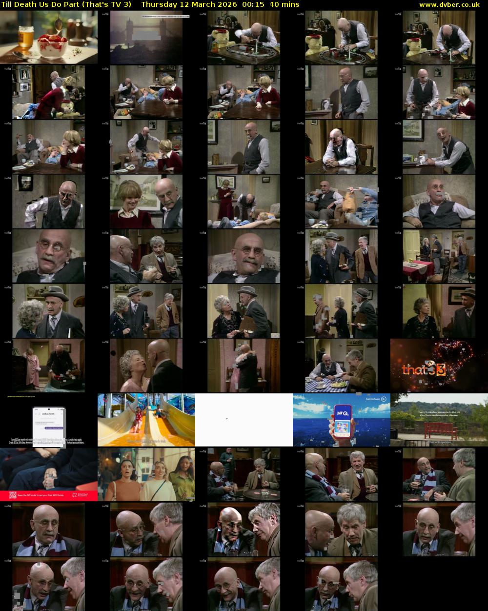 Till Death Us Do Part (That's TV 3) Thursday 12 March 2026 00:15 - 00:55