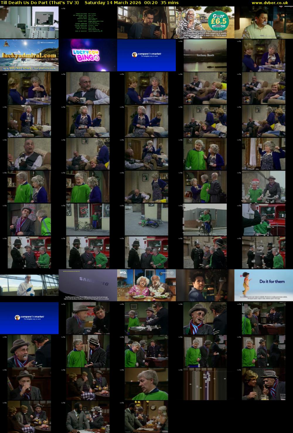 Till Death Us Do Part (That's TV 3) Saturday 14 March 2026 00:20 - 00:55