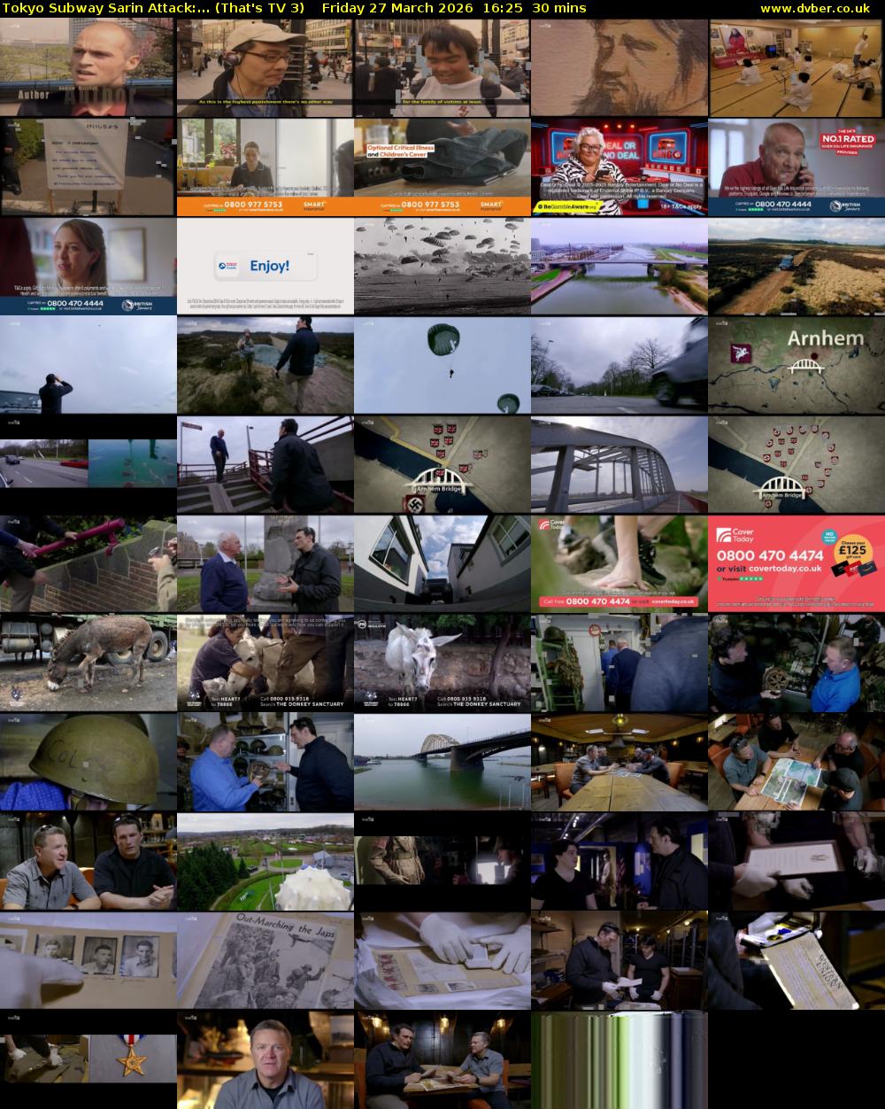 Tokyo Subway Sarin Attack:... (That's TV 3) Friday 27 March 2026 16:25 - 16:55