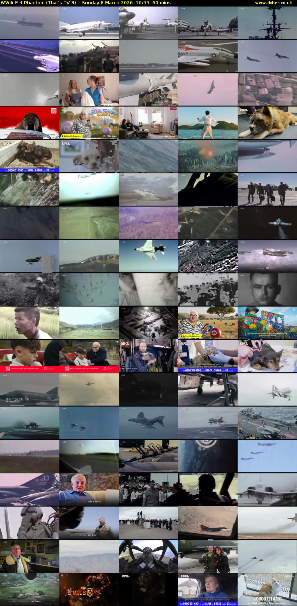 WWII: F-4 Phantom (That's TV 3) Sunday 8 March 2026 10:55 - 11:55
