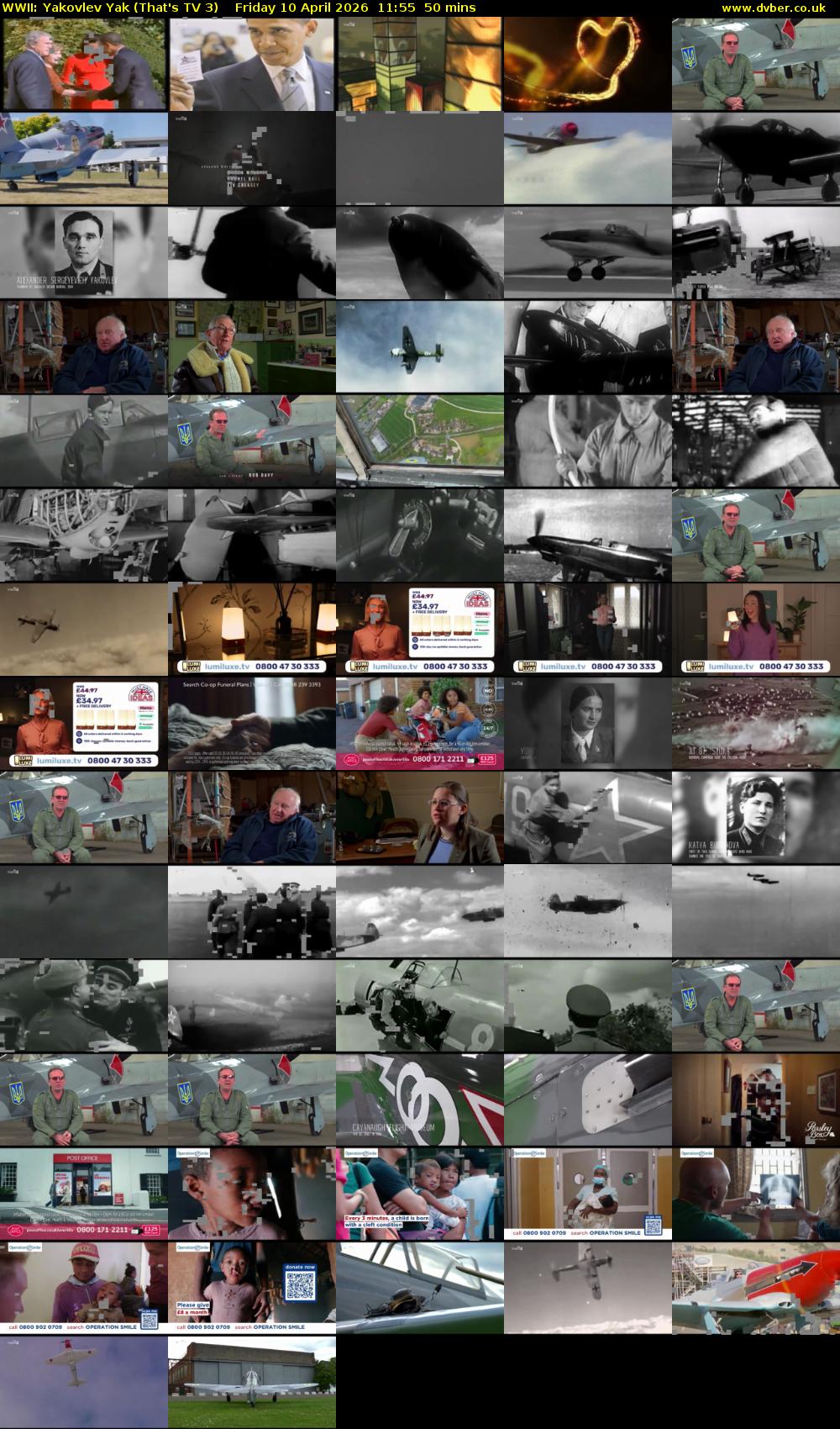 WWII: Yakovlev Yak (That's TV 3) Friday 10 April 2026 11:55 - 12:45
