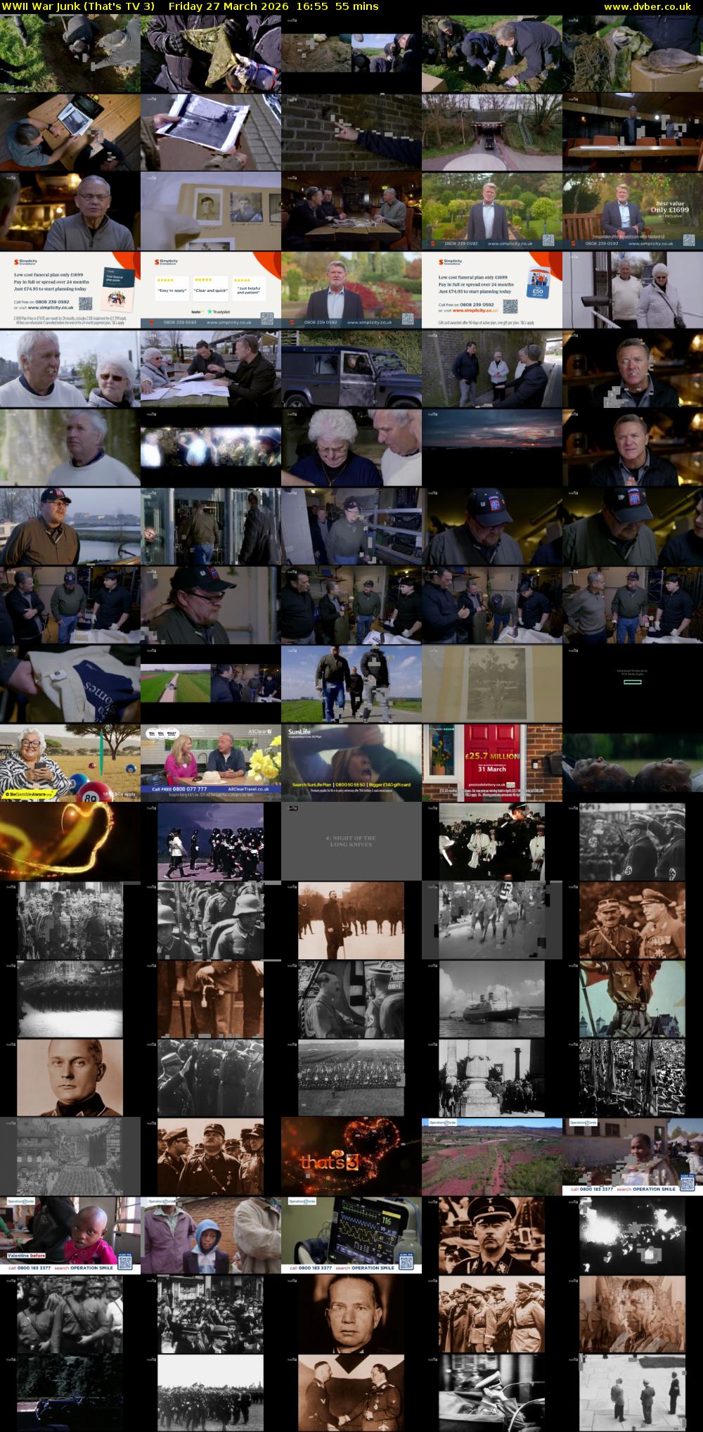 WWII War Junk (That's TV 3) Friday 27 March 2026 16:55 - 17:50