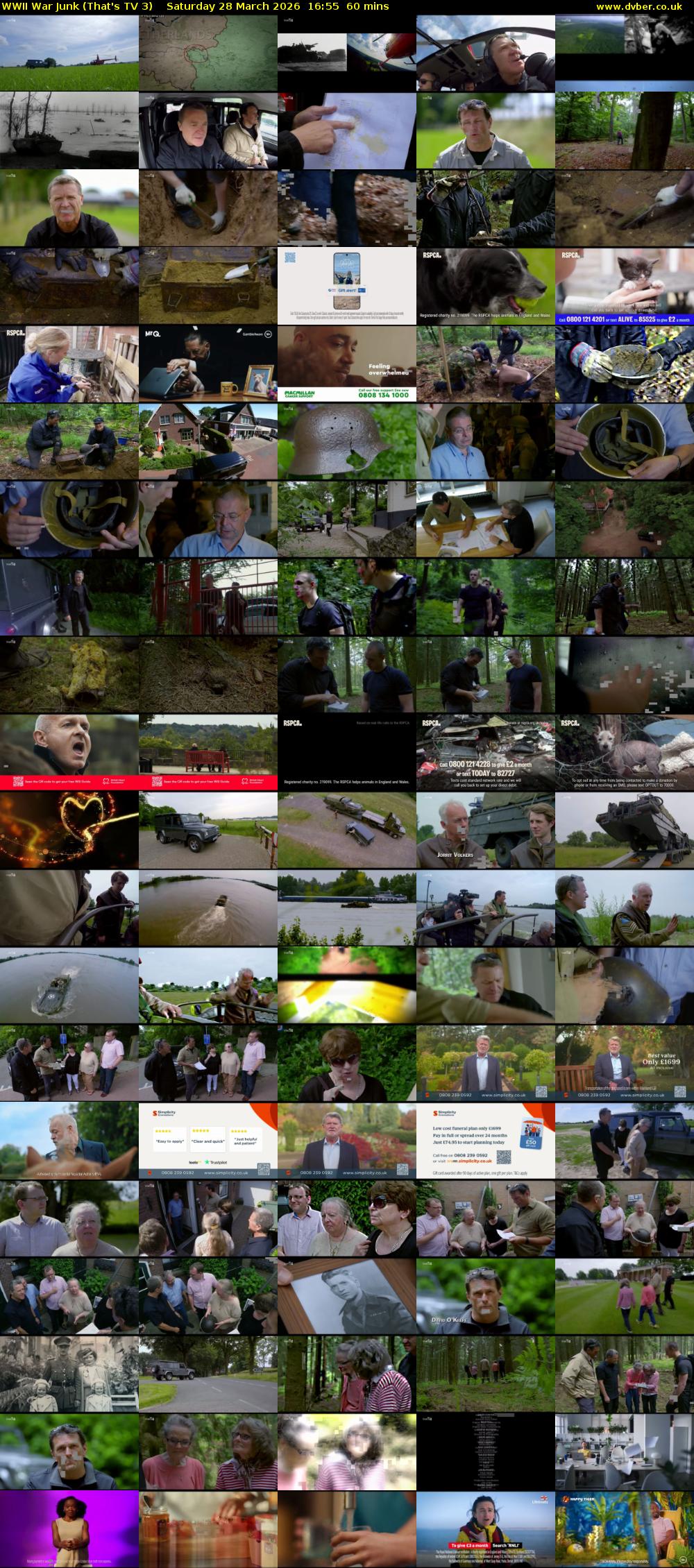 WWII War Junk (That's TV 3) Saturday 28 March 2026 16:55 - 17:55