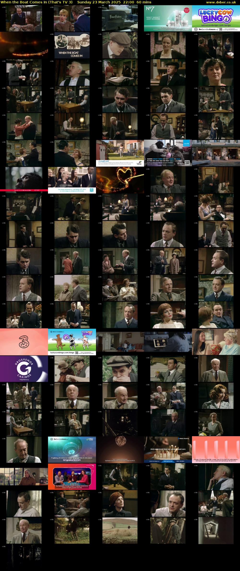 When the Boat Comes In (That's TV 3) Sunday 23 March 2025 22:00 - 23:00