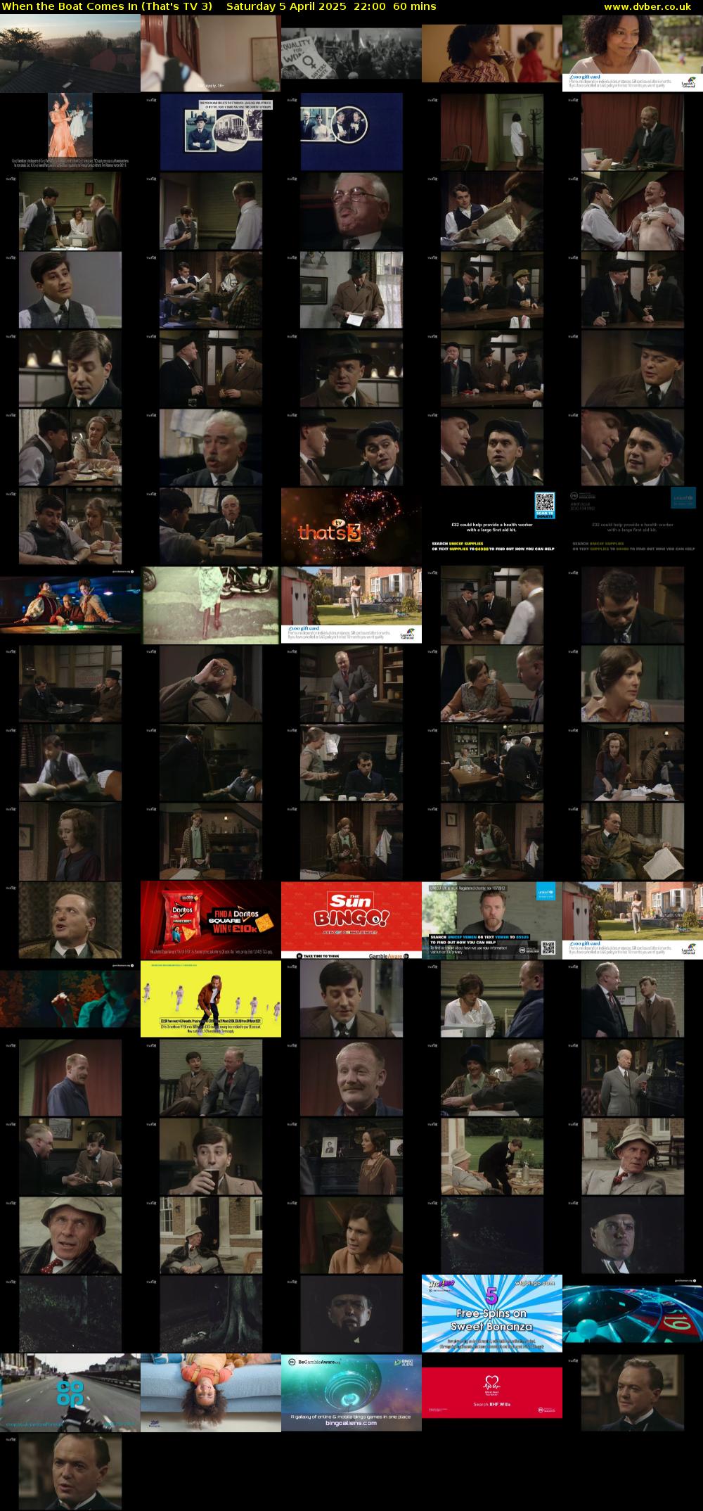 When the Boat Comes In (That's TV 3) Saturday 5 April 2025 22:00 - 23:00