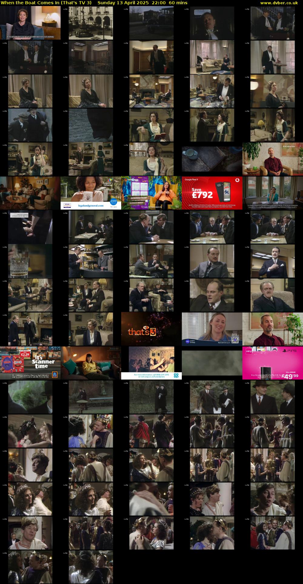 When the Boat Comes In (That's TV 3) Sunday 13 April 2025 22:00 - 23:00