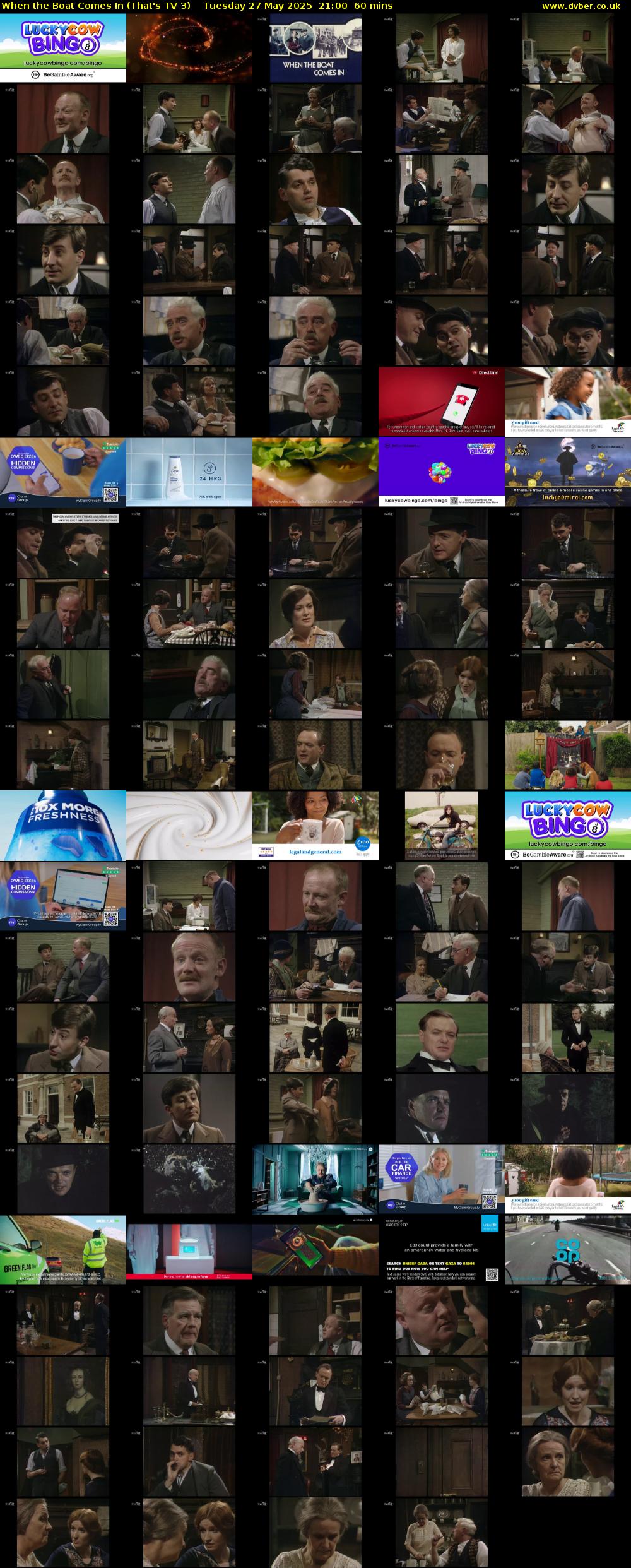 When the Boat Comes In (That's TV 3) Tuesday 27 May 2025 21:00 - 22:00