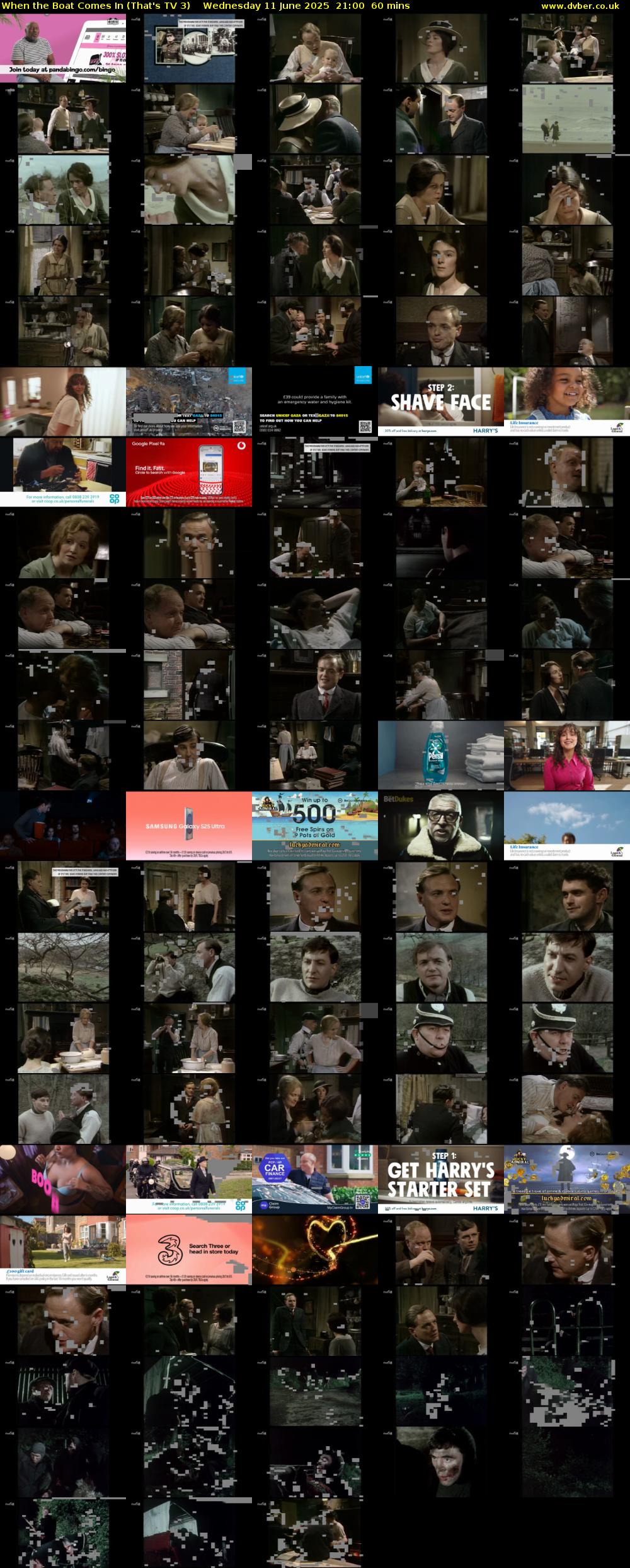 When the Boat Comes In (That's TV 3) Wednesday 11 June 2025 21:00 - 22:00