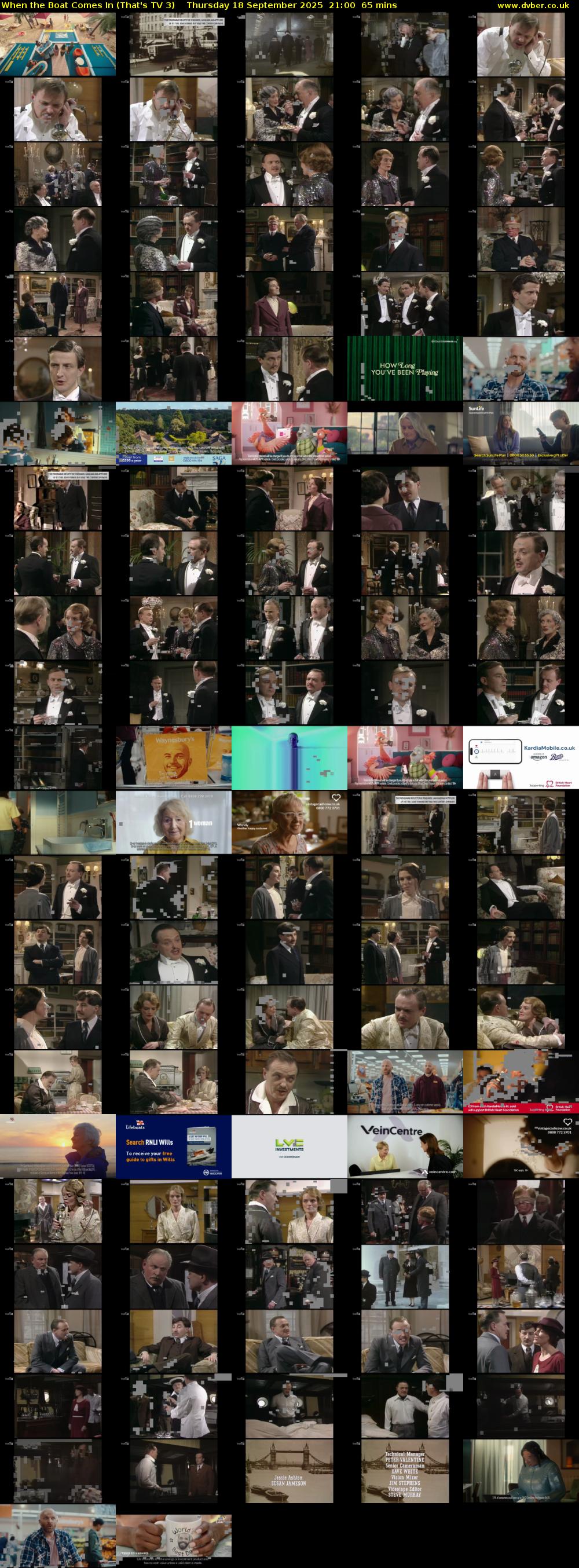 When the Boat Comes In (That's TV 3) Thursday 18 September 2025 21:00 - 22:05