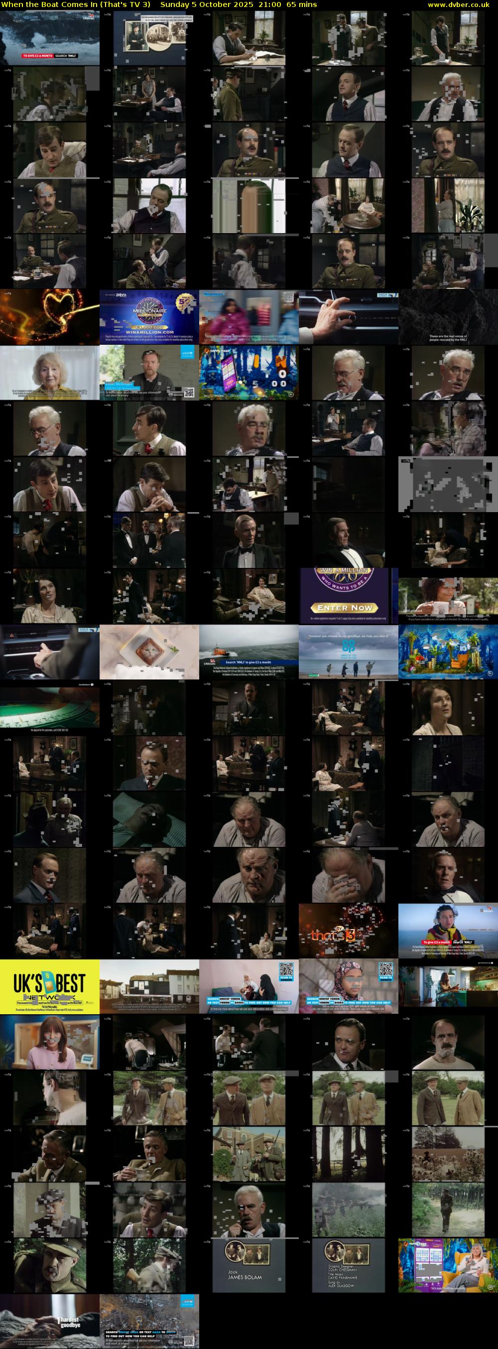 When the Boat Comes In (That's TV 3) Sunday 5 October 2025 21:00 - 22:05