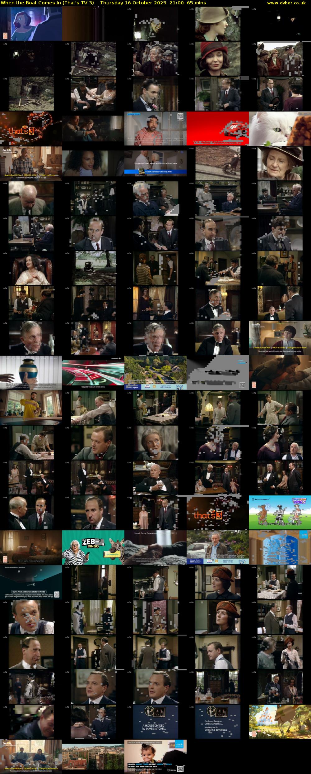 When the Boat Comes In (That's TV 3) Thursday 16 October 2025 21:00 - 22:05