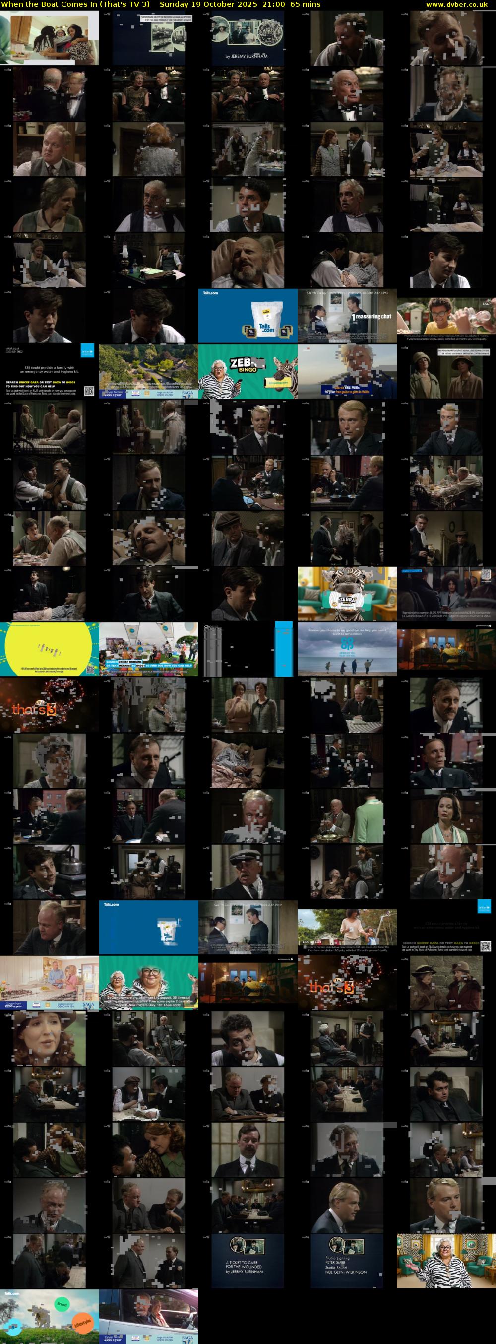 When the Boat Comes In (That's TV 3) Sunday 19 October 2025 21:00 - 22:05