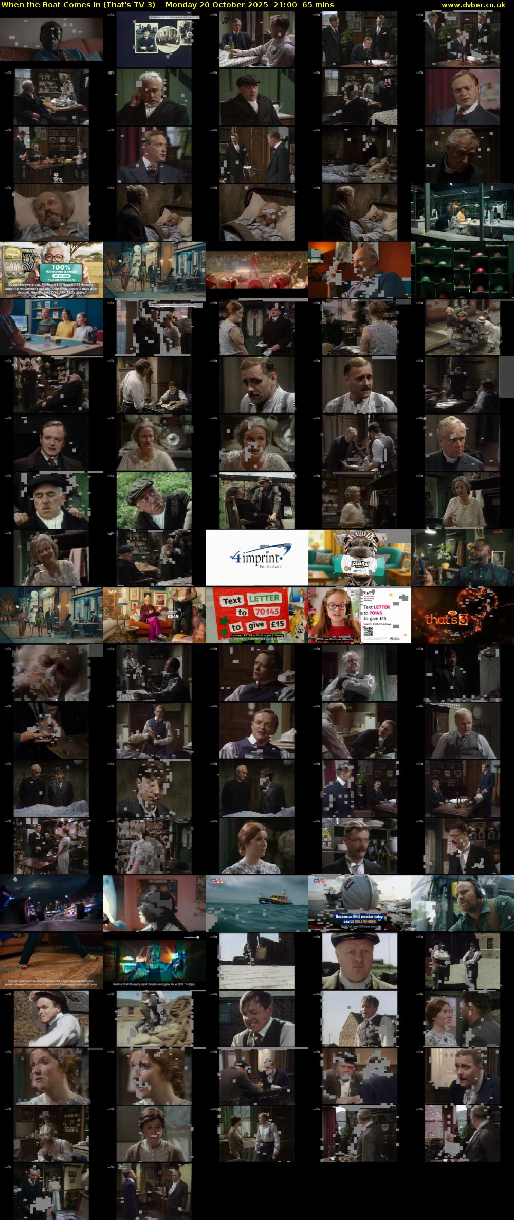 When the Boat Comes In (That's TV 3) Monday 20 October 2025 21:00 - 22:05