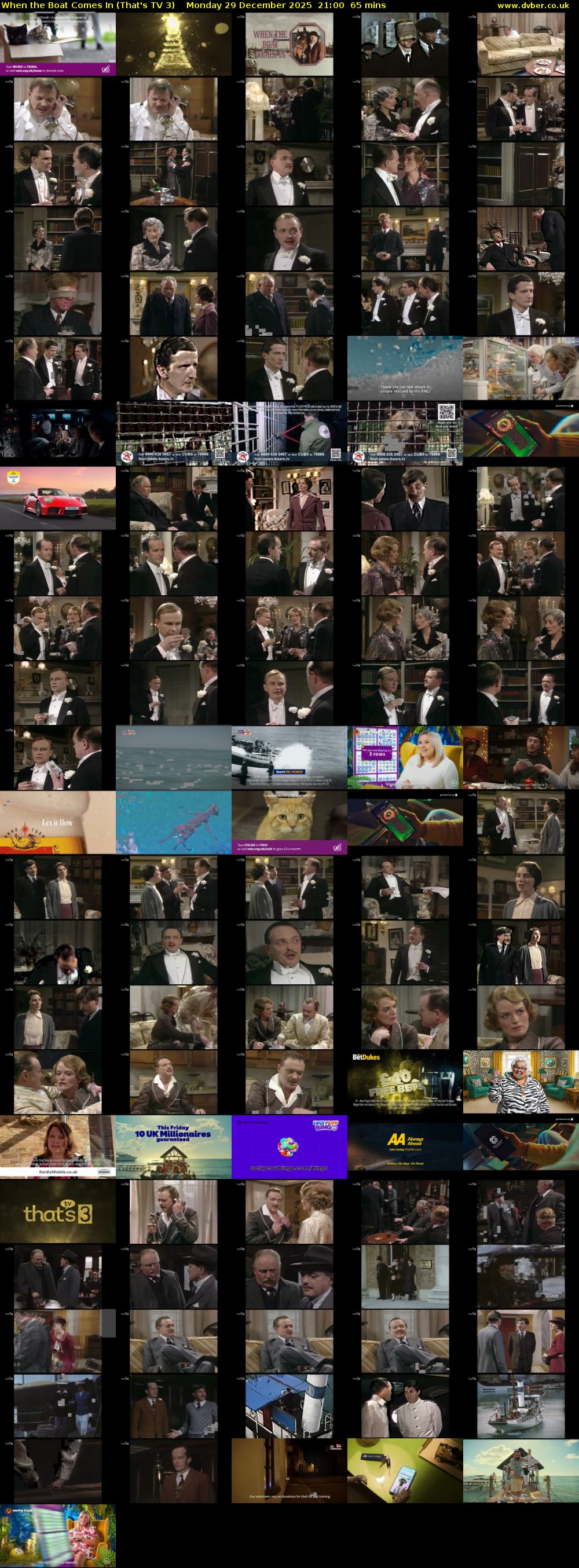 When the Boat Comes In (That's TV 3) Monday 29 December 2025 21:00 - 22:05