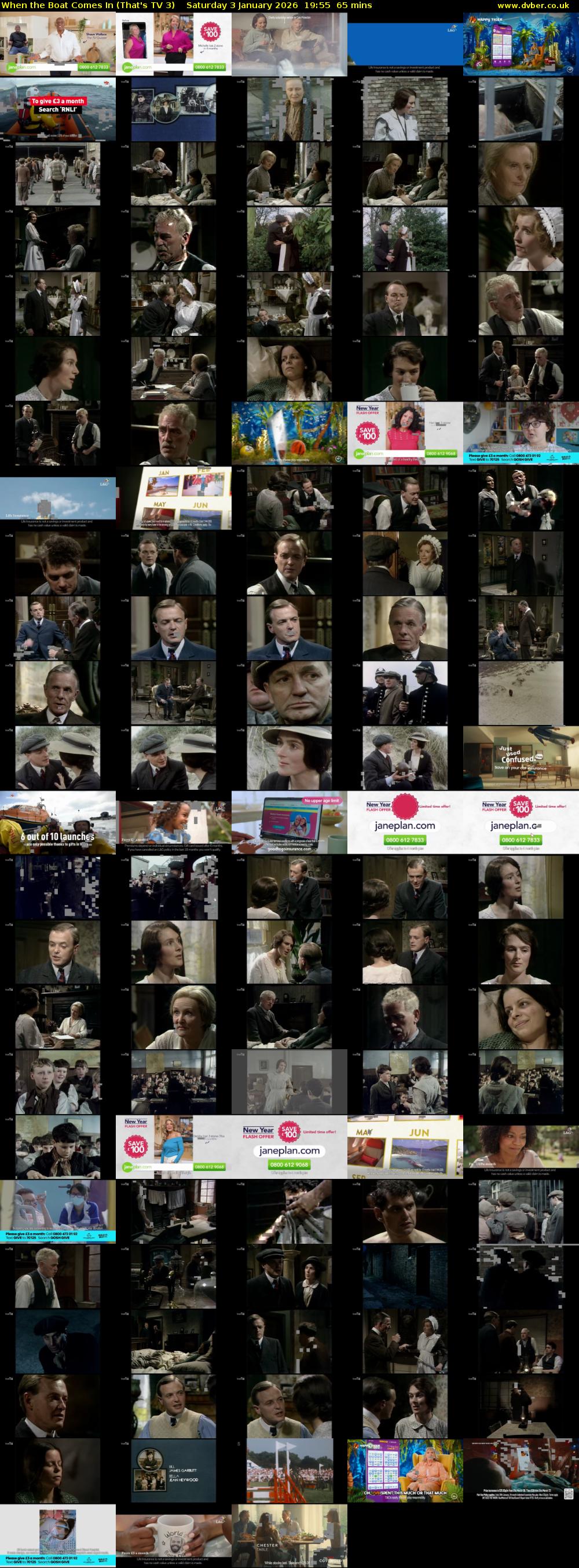 When the Boat Comes In (That's TV 3) Saturday 3 January 2026 19:55 - 21:00