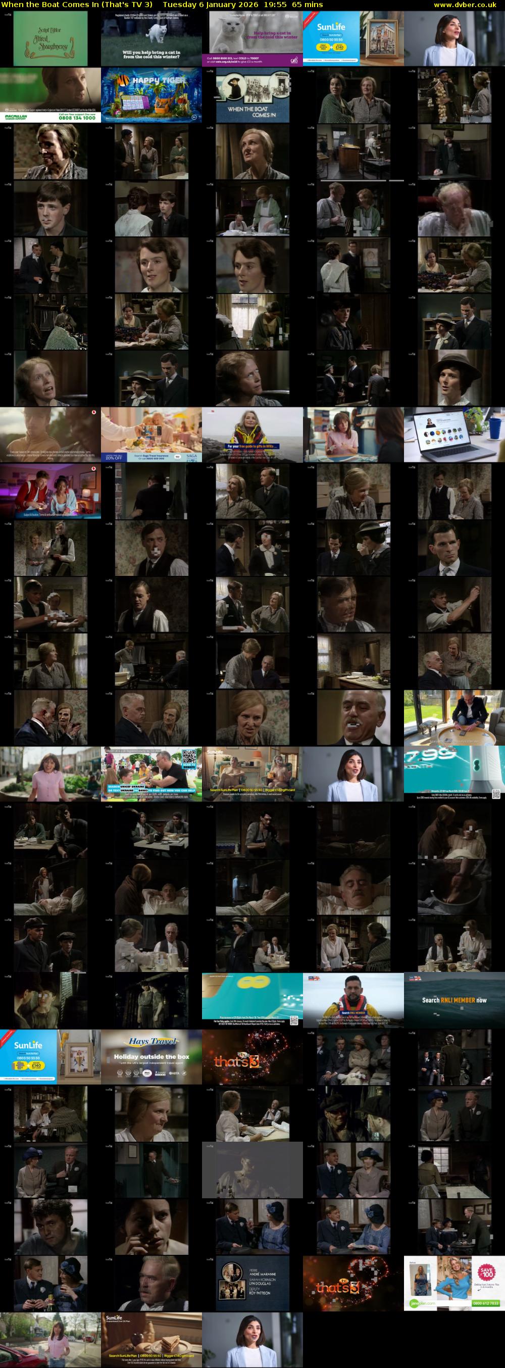 When the Boat Comes In (That's TV 3) Tuesday 6 January 2026 19:55 - 21:00