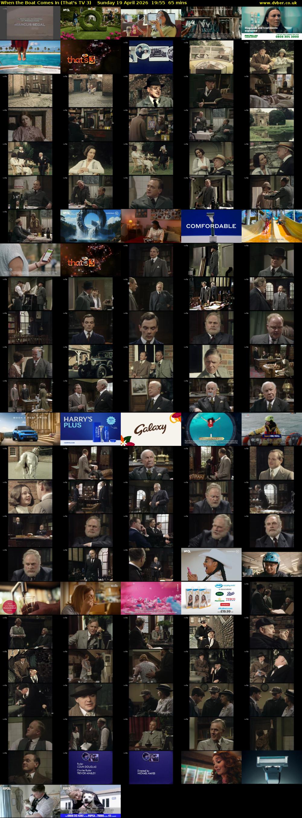 When the Boat Comes In (That's TV 3) Sunday 19 April 2026 19:55 - 21:00
