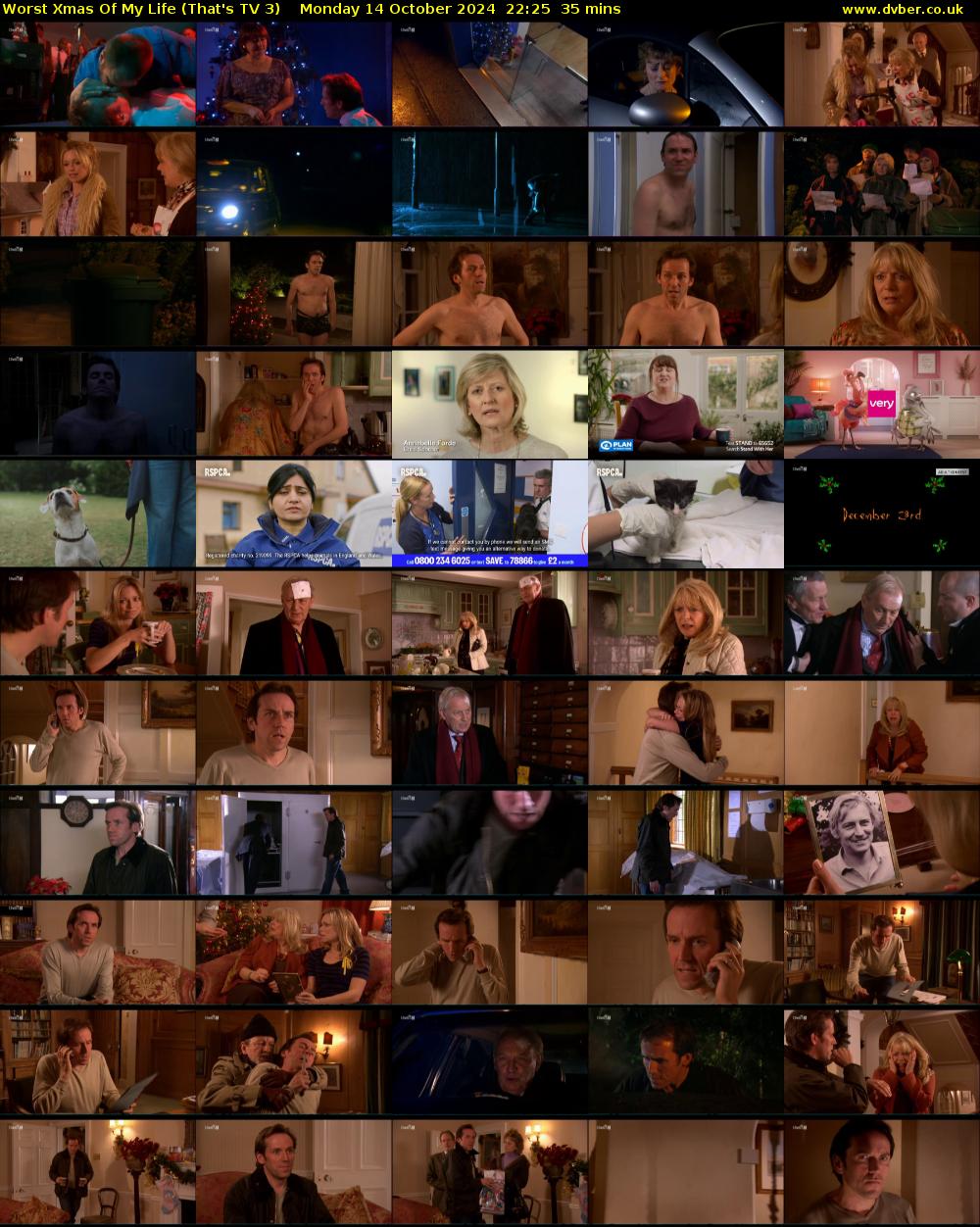 Worst Xmas Of My Life (That's TV 3) Monday 14 October 2024 22:25 - 23:00