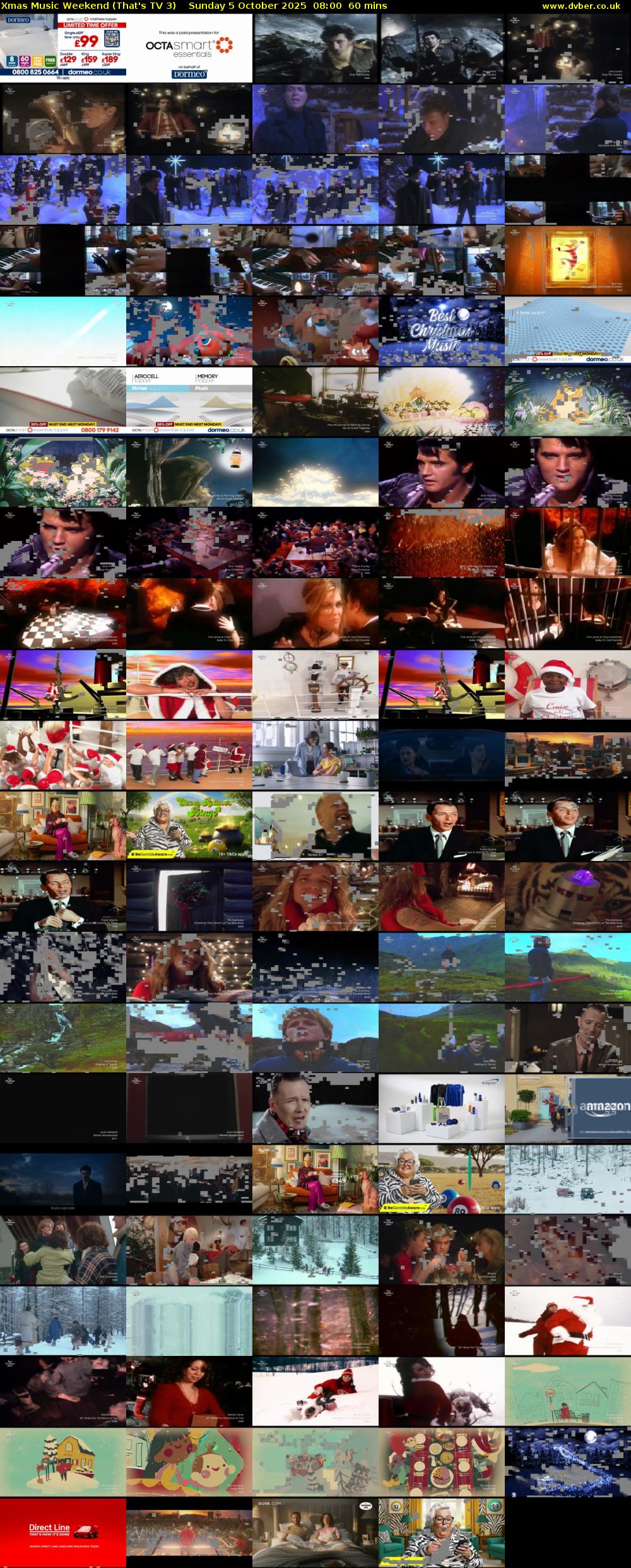 Xmas Music Weekend (That's TV 3) Sunday 5 October 2025 08:00 - 09:00