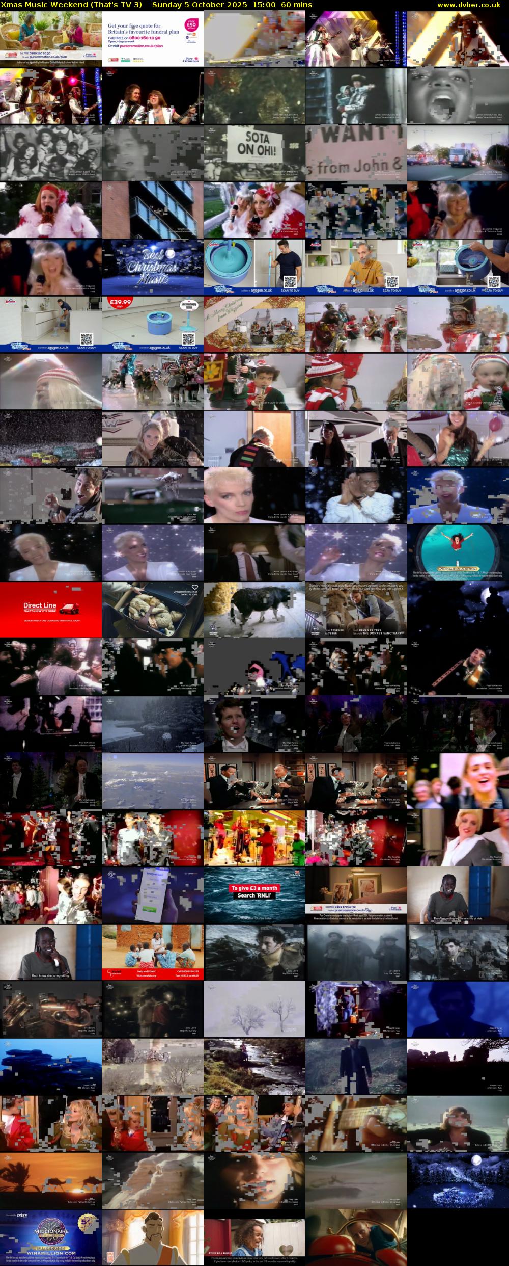Xmas Music Weekend (That's TV 3) Sunday 5 October 2025 15:00 - 16:00