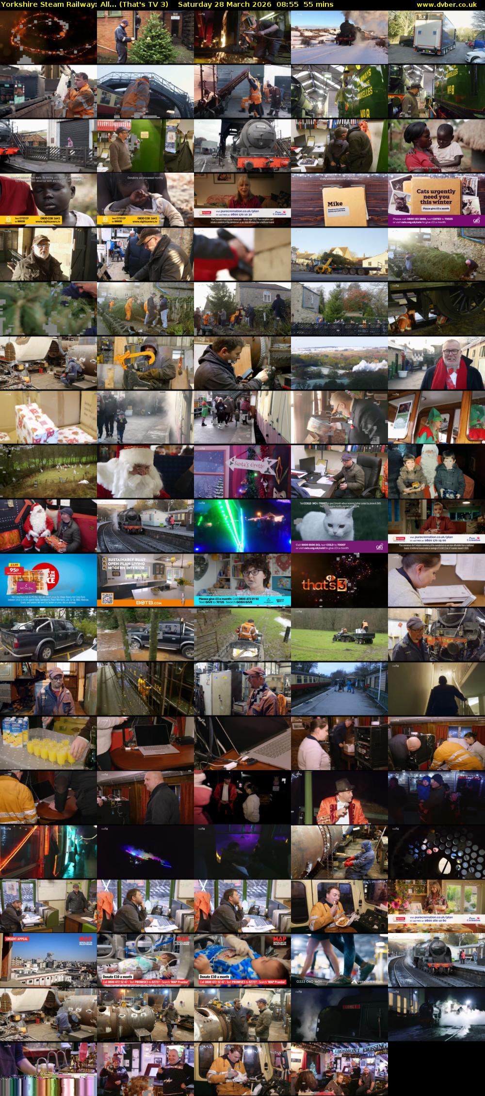 Yorkshire Steam Railway: All... (That's TV 3) Saturday 28 March 2026 08:55 - 09:50