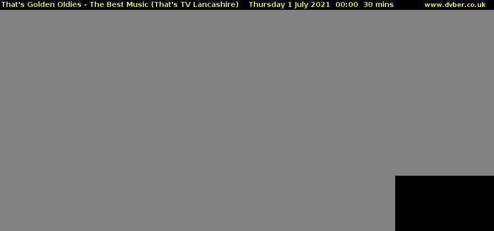 That's Golden Oldies - The Best Music (That's TV Lancashire) Thursday 1 July 2021 00:00 - 00:30