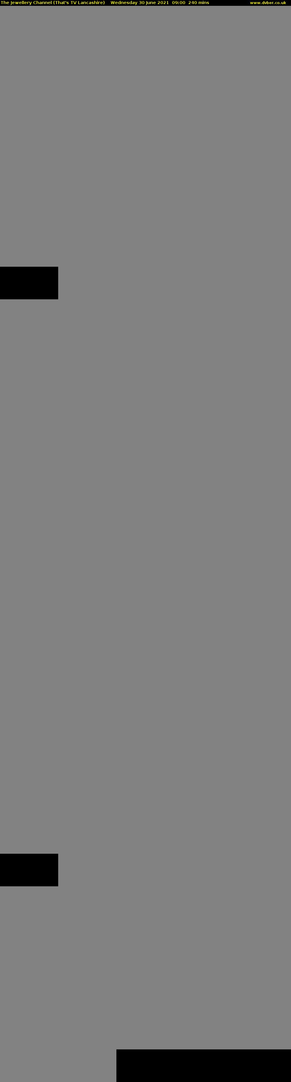 The Jewellery Channel (That's TV Lancashire) Wednesday 30 June 2021 09:00 - 13:00