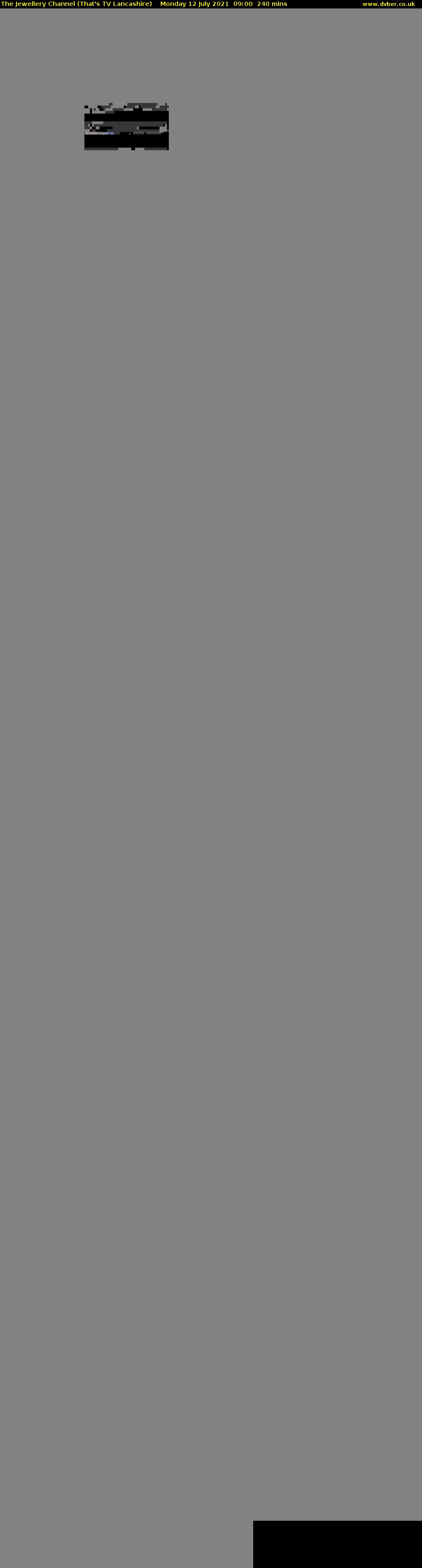 The Jewellery Channel (That's TV Lancashire) Monday 12 July 2021 09:00 - 13:00
