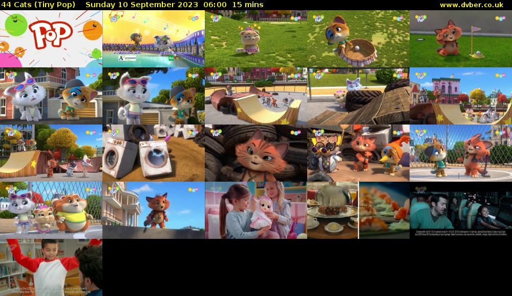 44 Cats (Tiny Pop) Sunday 10 September 2023 06:00 - 06:15