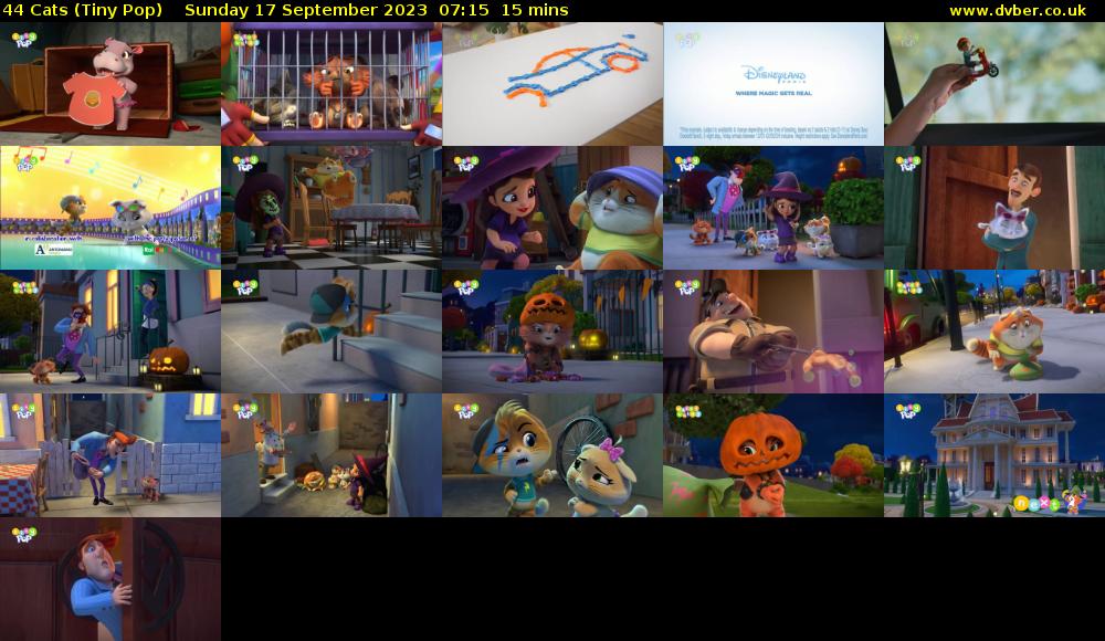 44 Cats (Tiny Pop) Sunday 17 September 2023 07:15 - 07:30