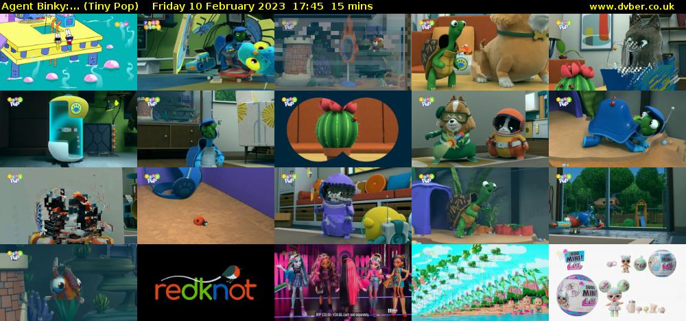 Agent Binky:... (Tiny Pop) Friday 10 February 2023 17:45 - 18:00